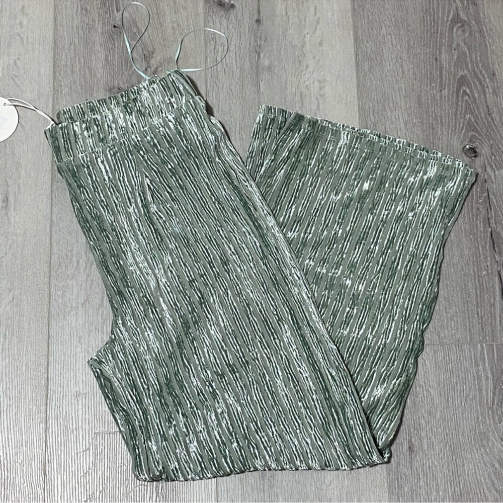 Crushed velvet pants set - Picture 3 of 7